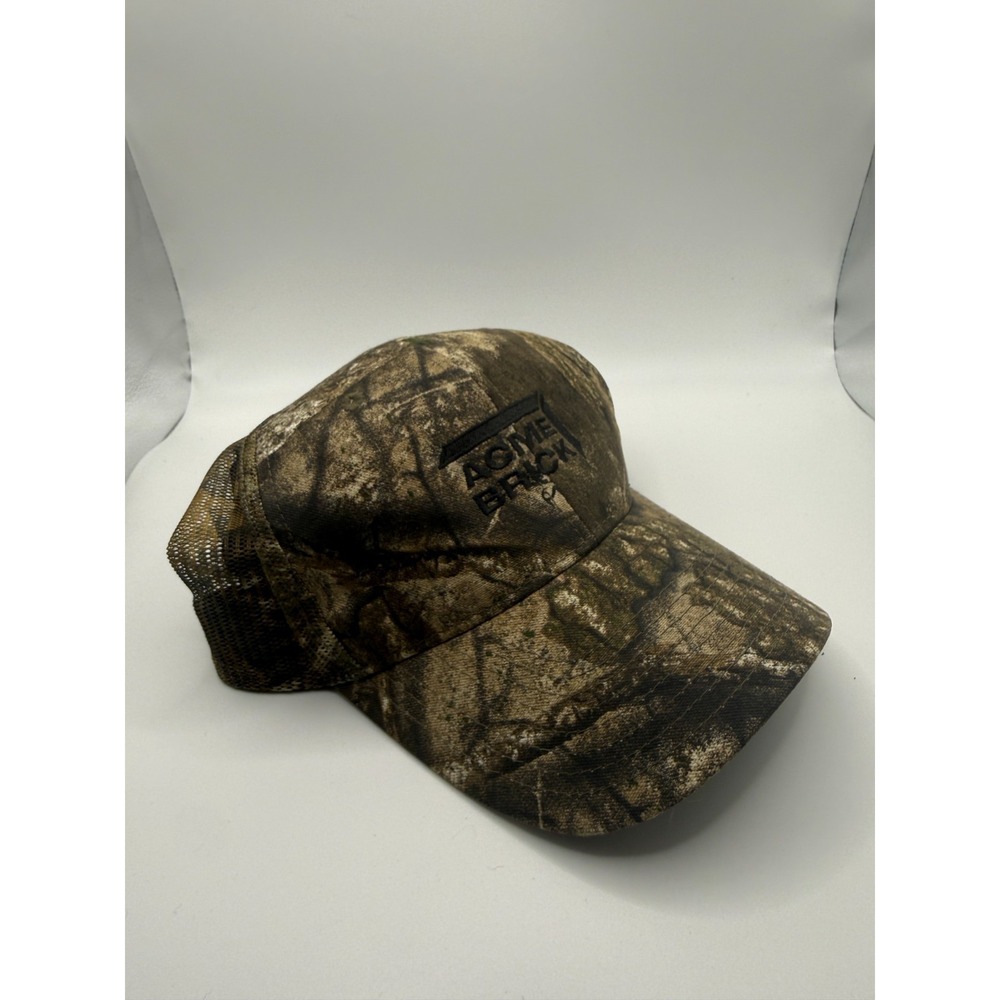 Outdoor Cap Realtree Baseball Hat Men Brown Camo Acme Brick Adjustable Strapback